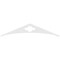 Ekena Millwork Pitch Turner Architectural Grade PVC Gable Pediment, 72"W x 15"H x 1"P (5/12) GPP072X015X100TUR - alternate 5